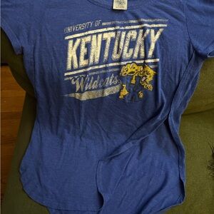 University of Kentucky Wildcats Blue T-Shirt and long sleeve as a set